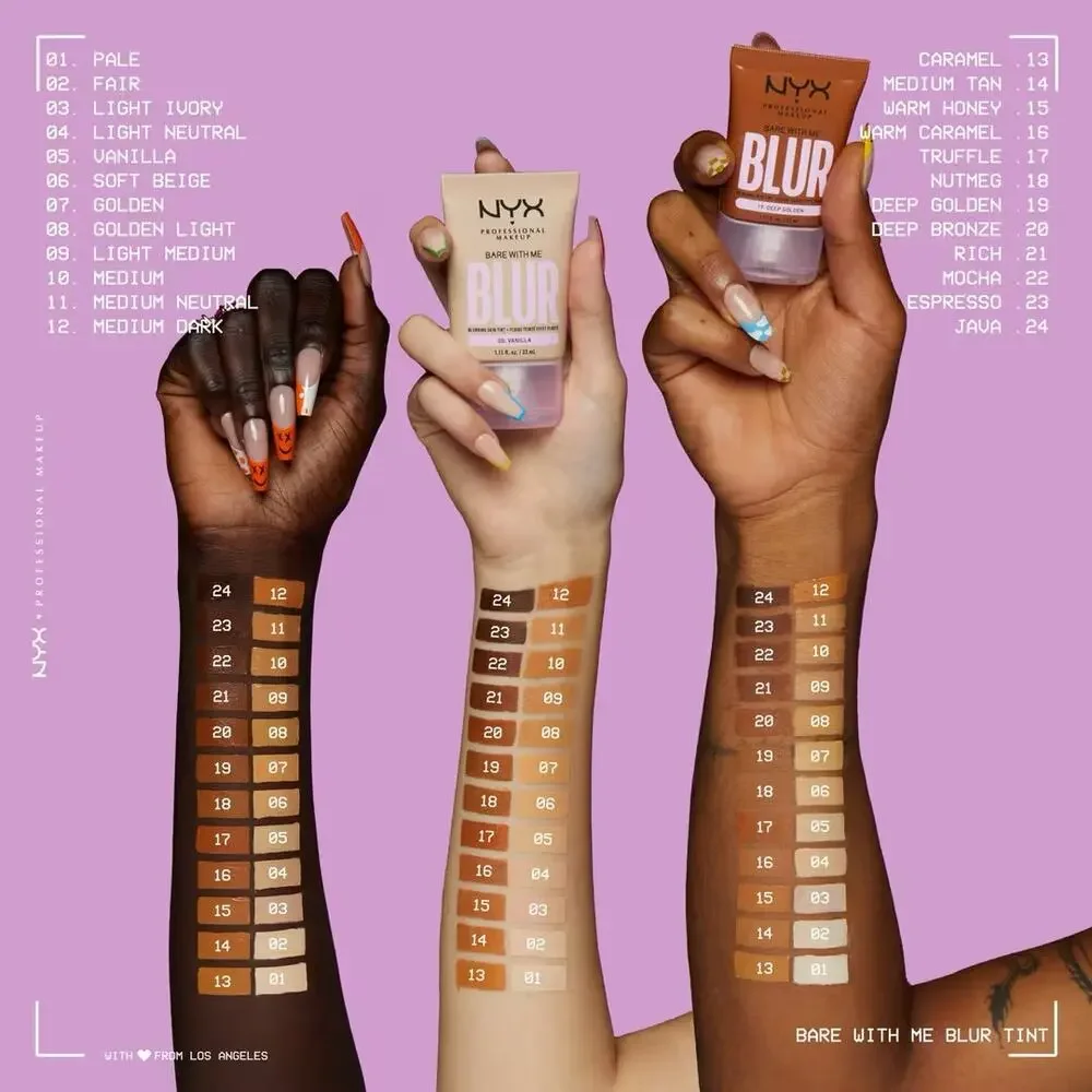 ⭐PICK 3/$15 NYX Blur With Me Tint Foundation 15 Warm Honey